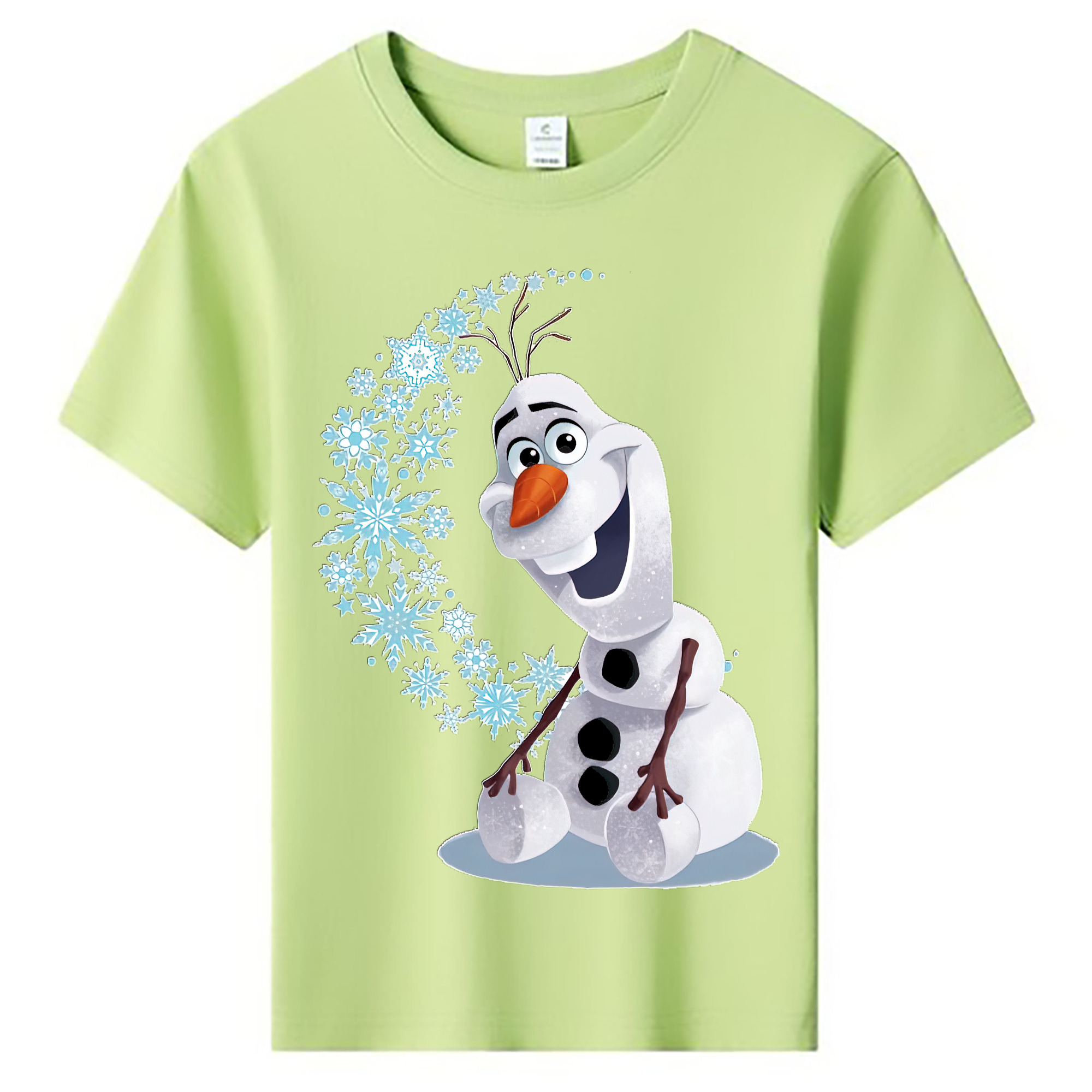 （画像用） アナと雪の女王 アンナ エルサ Frozen Anna Elsa 綿100％キッズTシャツ（フロントプリント）